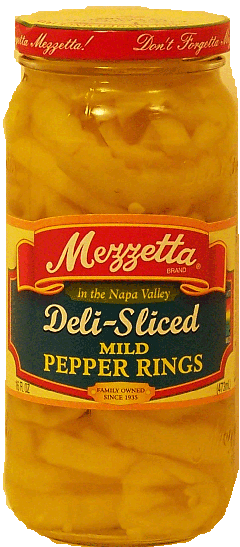 Mezzetta Deli-Sliced mild pepper rings Full-Size Picture